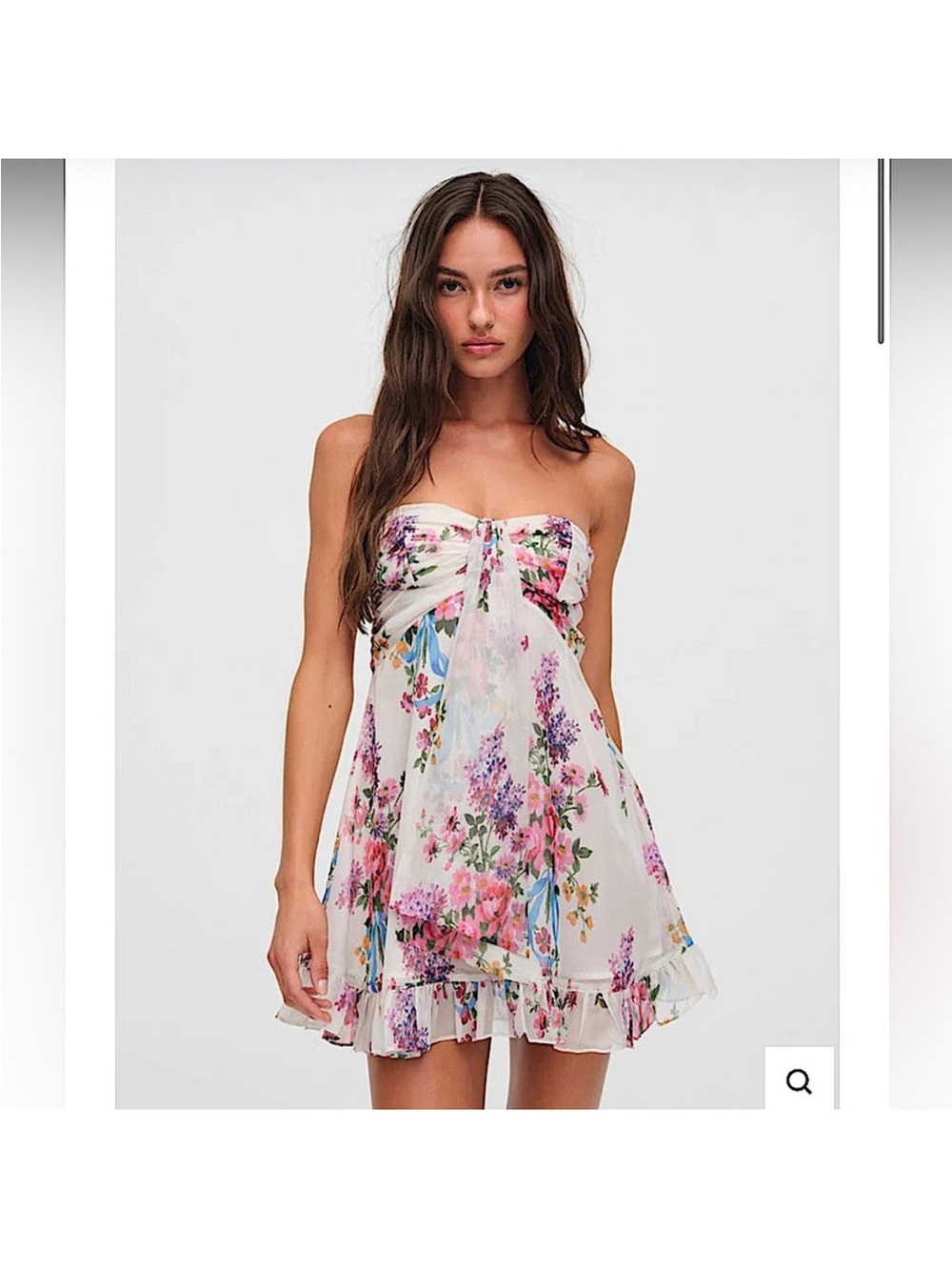 NWT For Love and Lemons Teagan Floral Mini Dress Small